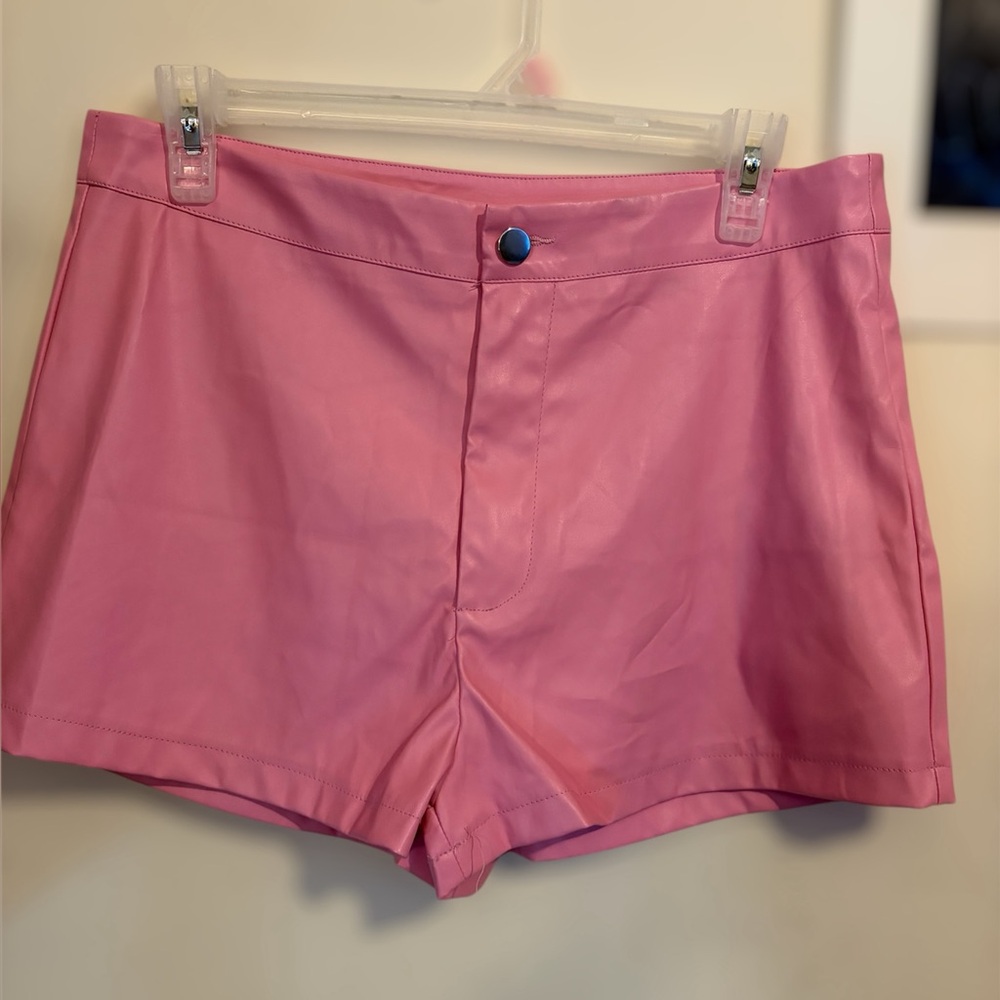 SHEIN High Waist Pink Shorts